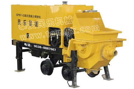 spb7-g 濕式混凝土噴射機(jī)(煤礦井下和隧道專(zhuān)用)